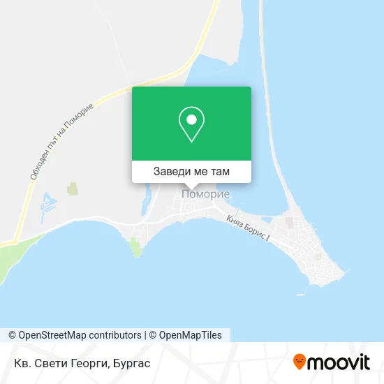 Кв. Свети Георги карта