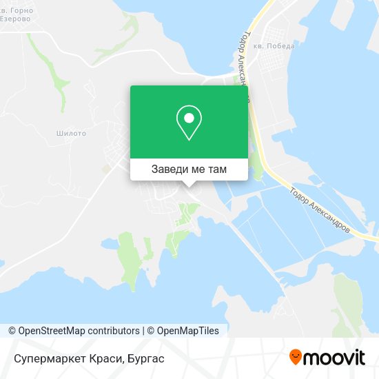 Супермаркет Краси карта