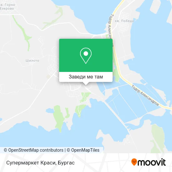 Супермаркет Краси карта