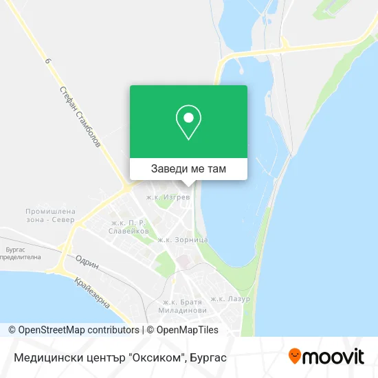 Медицински  център "Оксиком" карта