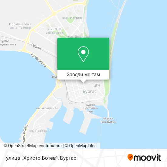 улица „Христо Ботев“ карта