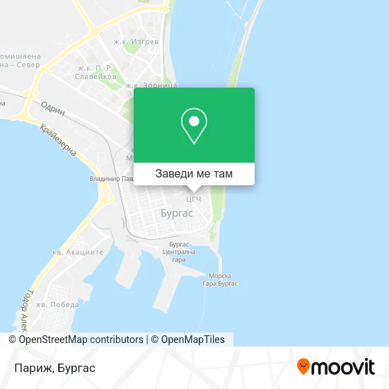 Париж карта