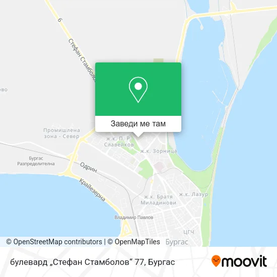 булевард „Стефан Стамболов“ 77 карта