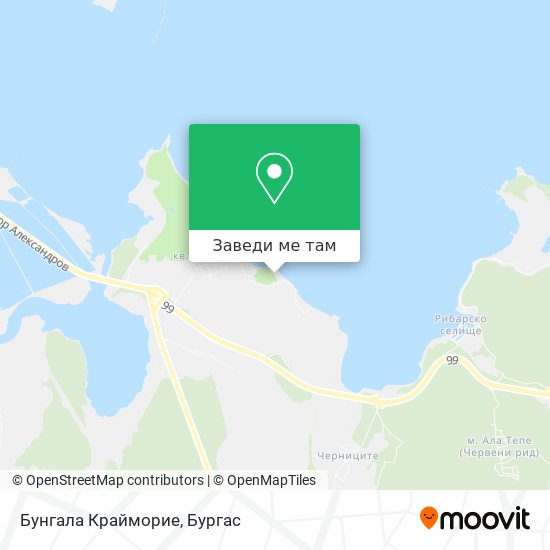 Бунгала Крайморие карта