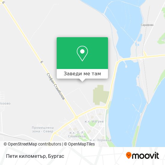 Пети километър карта