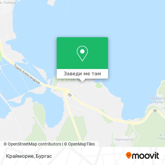 Крайморие карта