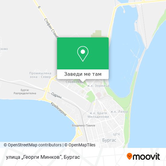 улица „Георги Минков“ карта