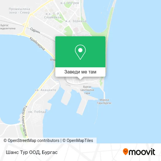 Шанс Тур ООД карта