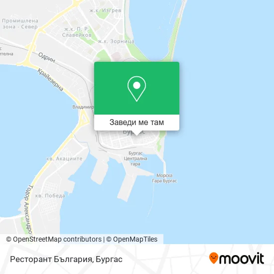 Ресторант България карта