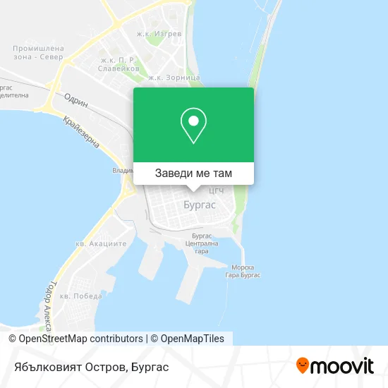 Ябълковият Остров карта