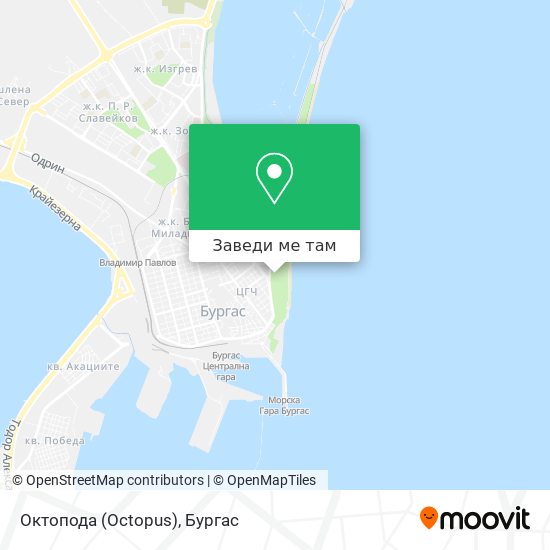 Октопода (Octopus) карта