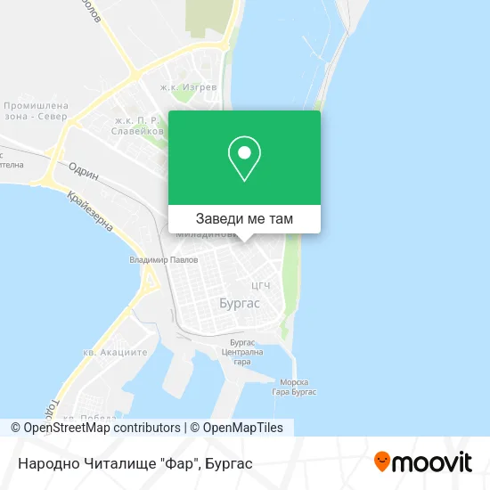 Народно Читалище "Фар" карта
