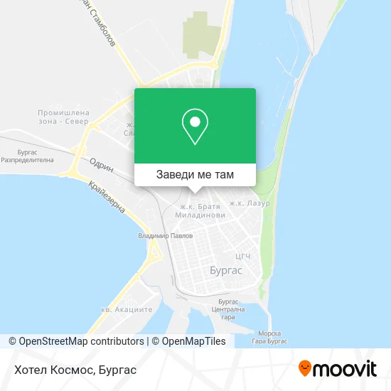 Хотел Космос карта