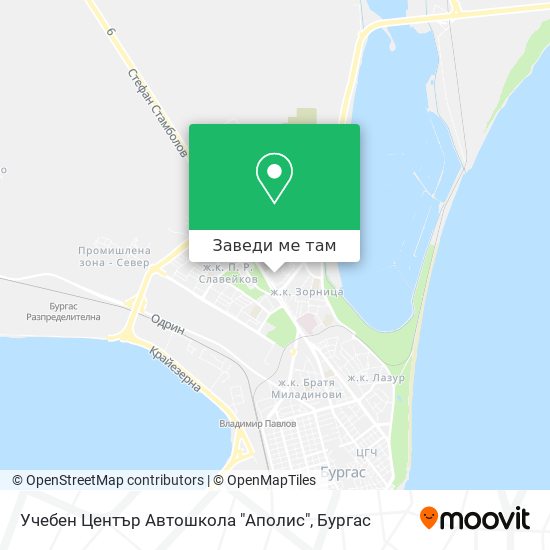 Учебен Център Автошкола "Аполис" карта