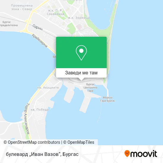булевард „Иван Вазов“ карта