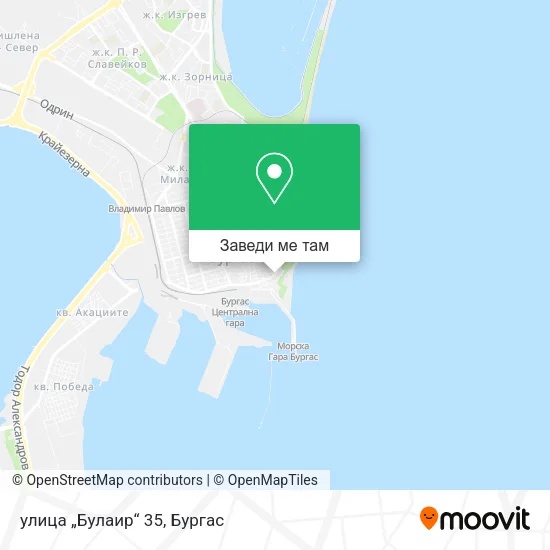 улица „Булаир“ 35 карта