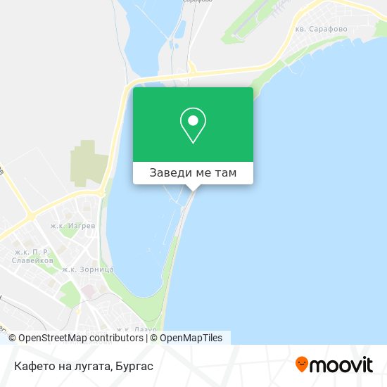 Кафето на лугата карта