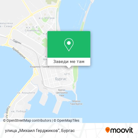 улица „Михаил Герджиков“ карта
