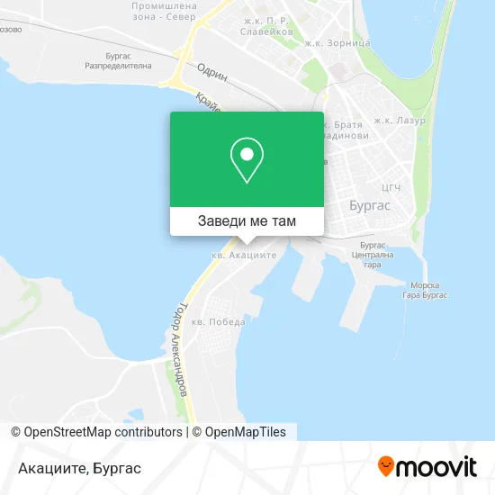 Акациите карта