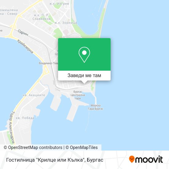 Гостилница "Крилце или Кълка" карта