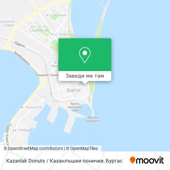 Kazanlak Donuts / Казанлъшки понички карта