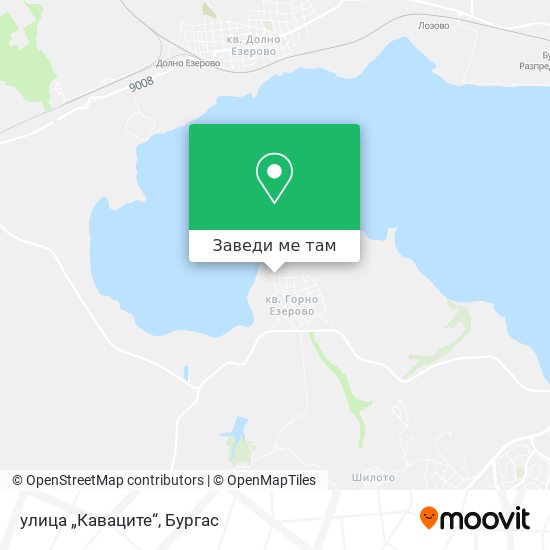 улица „Каваците“ карта