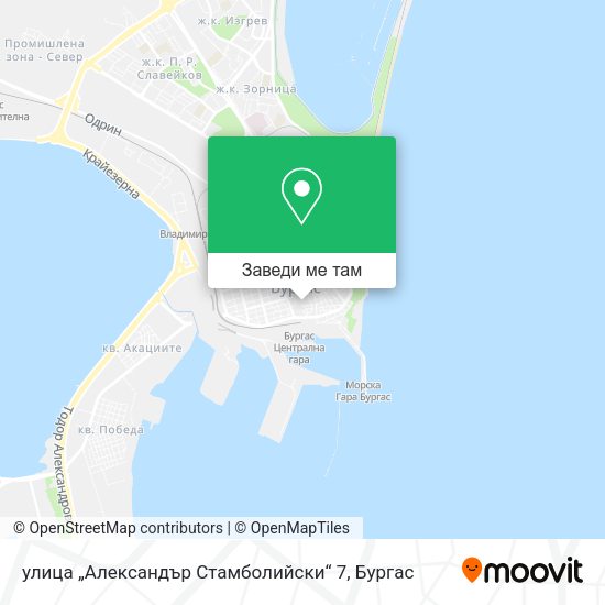улица „Александър Стамболийски“ 7 карта