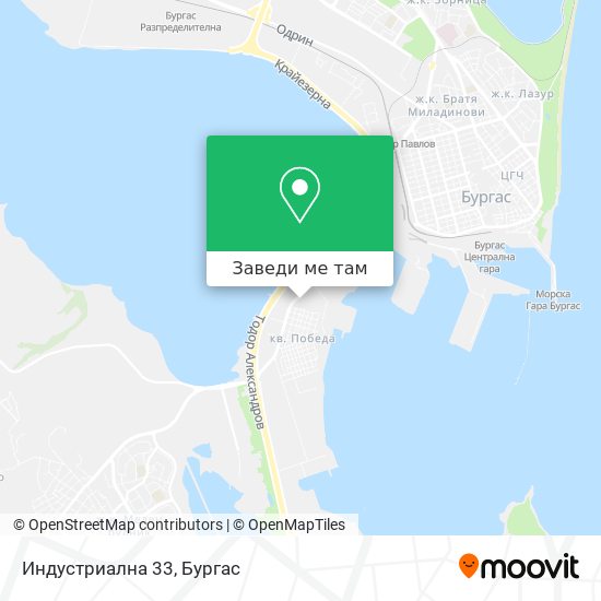 Индустриална 33 карта