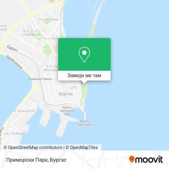 Приморски Парк карта