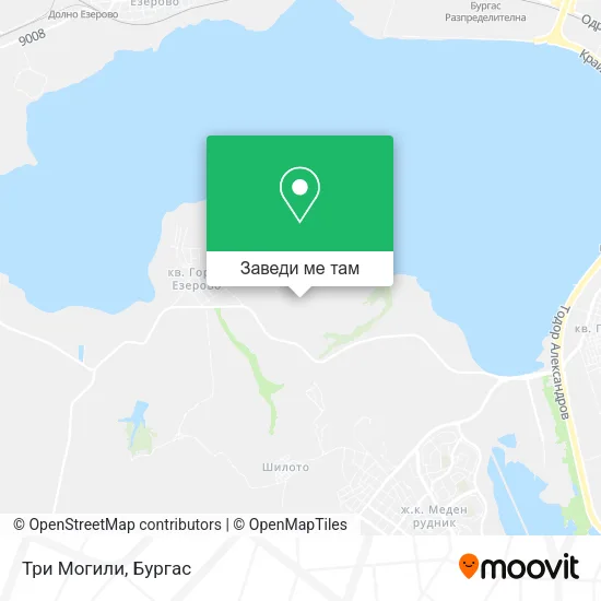 Три Могили карта