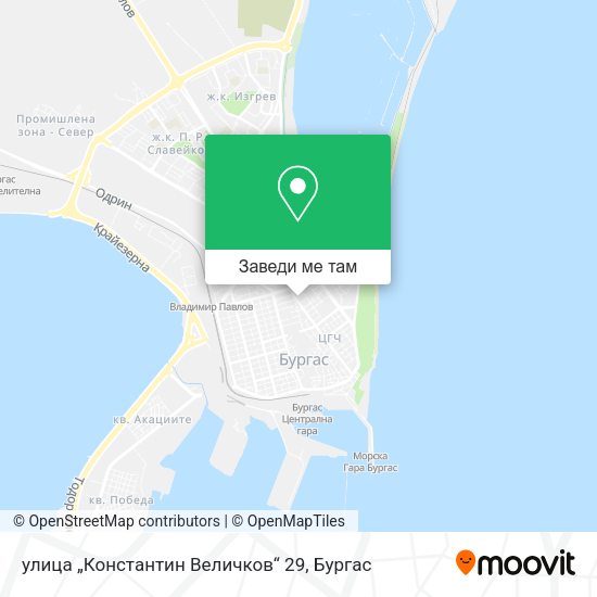 улица „Константин Величков“ 29 карта
