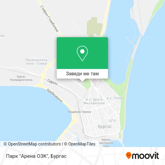 Парк "Арена ОЗК" карта