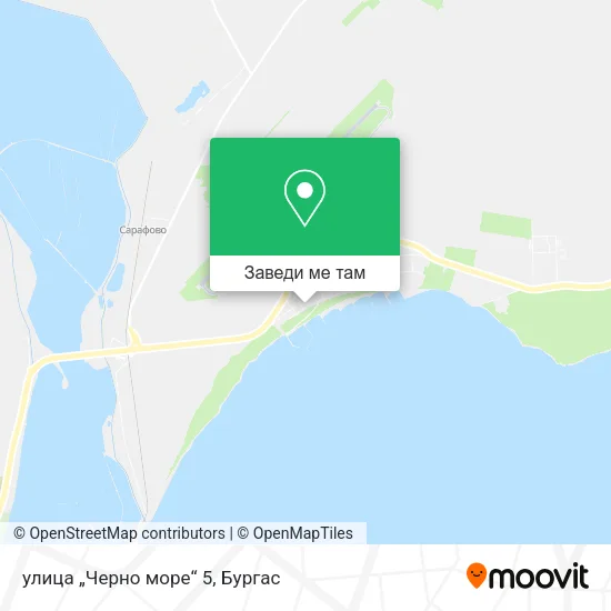 улица „Черно море“ 5 карта