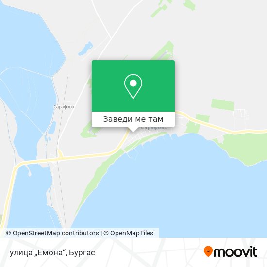 улица „Емона“ карта
