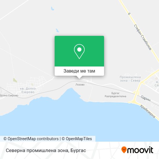 Северна промишлена зона карта