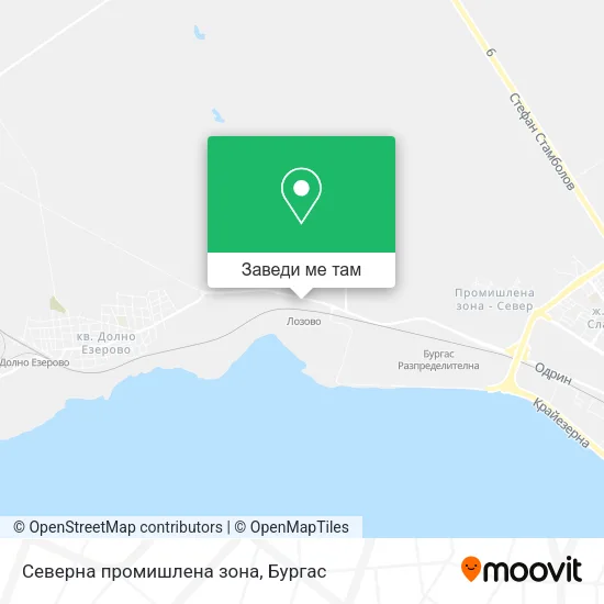 Северна промишлена зона карта