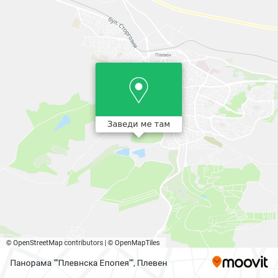 Панорама ""Плевнска Епопея"" карта