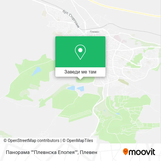 Панорама ""Плевнска Епопея"" карта