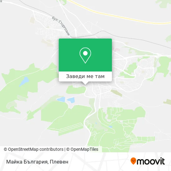 Майка България карта
