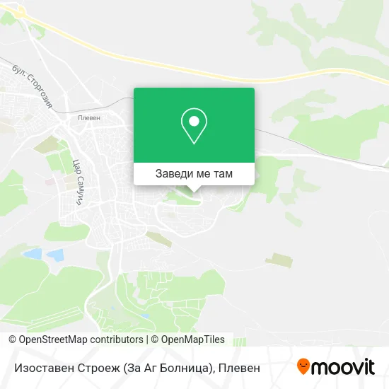 Изоставен Строеж (За Аг Болница) карта