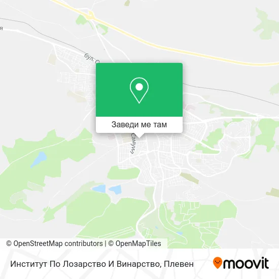 Институт По Лозарство И Винарство карта