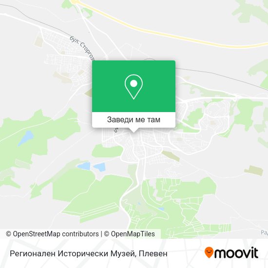 Регионален Исторически Музей карта