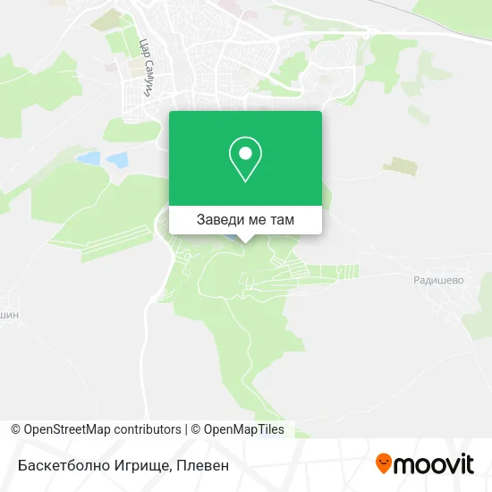 Баскетболно Игрище карта