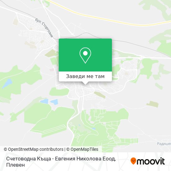 Счетоводна Къща - Евгения Николова Еоод карта