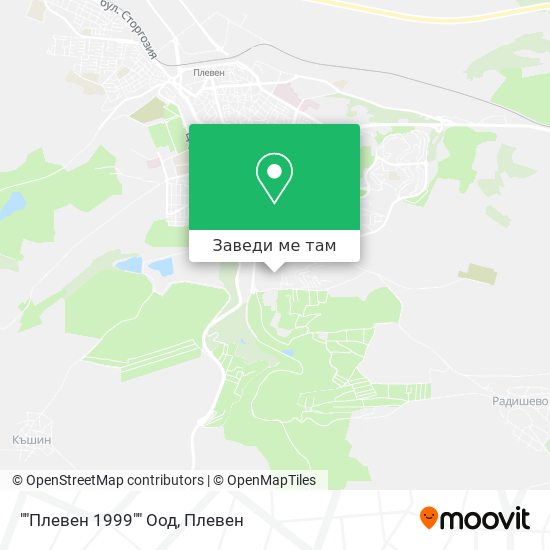 ""Плевен 1999"" Оод карта