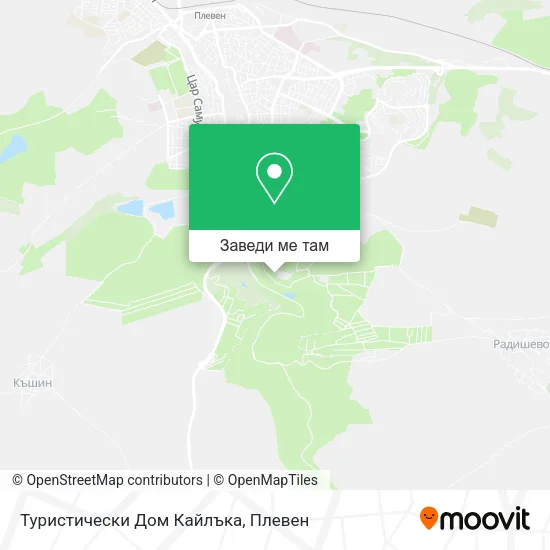 Туристически Дом Кайлъка карта
