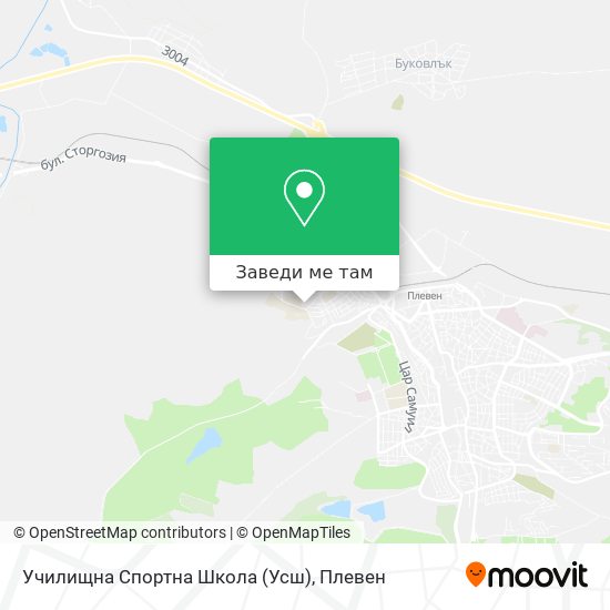 Училищна Спортна Школа (Усш) карта