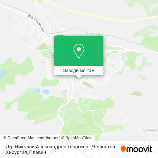 Д-р Николай Александров Георгиев - Челюстна Хирургия карта