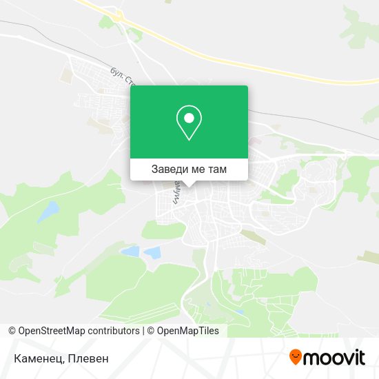 Каменец карта