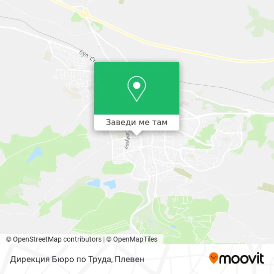 Дирекция Бюро по Труда карта